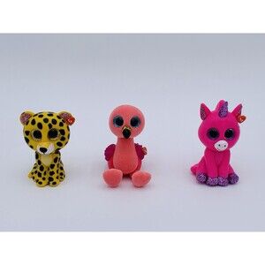 Ty Beanie Boos Mini Boo Series 3 Blind Bag Figure lot Unicorn Flamingo Leopard
